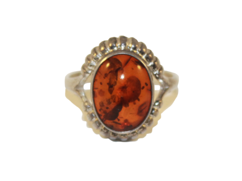 Antik Kraft Amber H fische Eleganz Chrisom Antik Schmuck