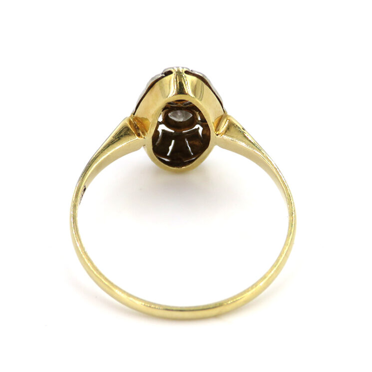 Art Deco Ring mit Diamanten